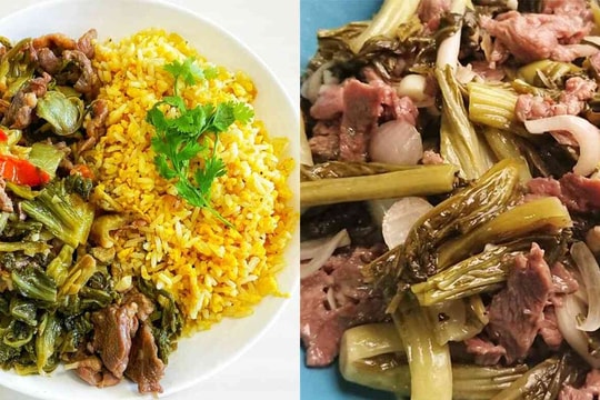 Cách làm cơm chiên dưa bò đơn giản, thơm ngon khó cưỡng