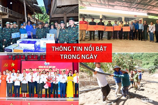 Nghệ An: Thông tin nổi bật ngày 9/8