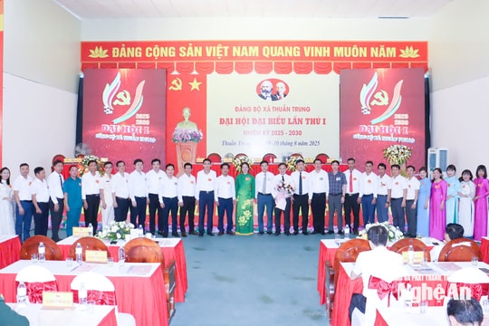 Đảng bộ xã Thuần Trung tổ chức Đại hội lần thứ nhất, nhiệm kỳ 2025 - 2030