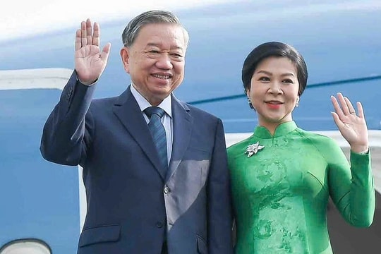 Tổng Bí thư Tô Lâm và Phu nhân lên đường thăm Hàn Quốc