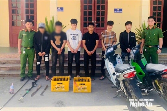 Bắt nhóm thanh, thiếu niên lạng lách, đánh võng, ném vỏ chai bia vào nhà người dân
