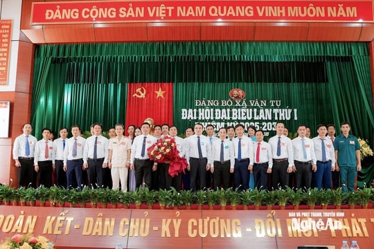 Đảng bộ xã Vân Tụ tổ chức Đại hội đại biểu lần thứ I, nhiệm kỳ 2025 – 2030