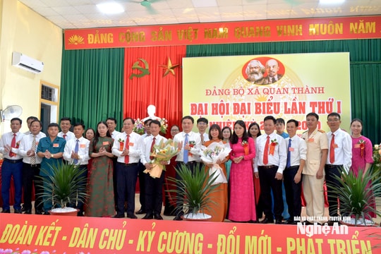 25 đồng chí vào Ban Chấp hành, Đảng bộ xã Quan Thành quyết tâm tạo đột phá trong nhiệm kỳ mới
