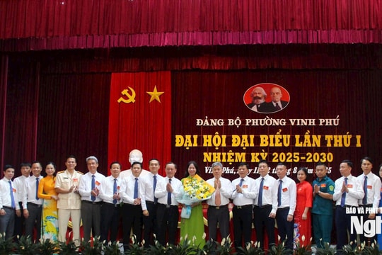 Xây dựng phường Vinh Phú trở thành một trong những trung tâm về thương mại - dịch vụ của tỉnh