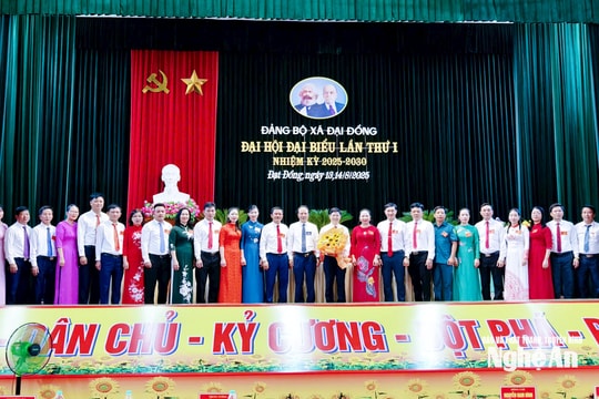 Đại Đồng phấn đấu trở thành một trong những xã tốp đầu của tỉnh Nghệ An