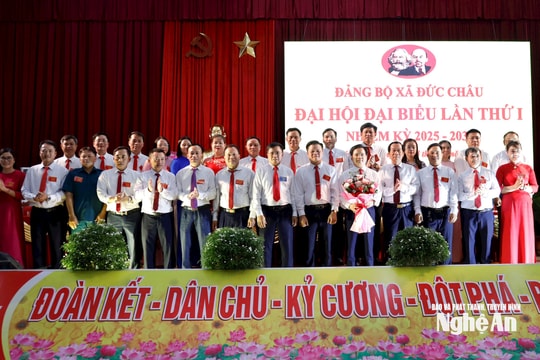 Xây dựng xã Đức Châu đạt chuẩn nông thôn mới nâng cao