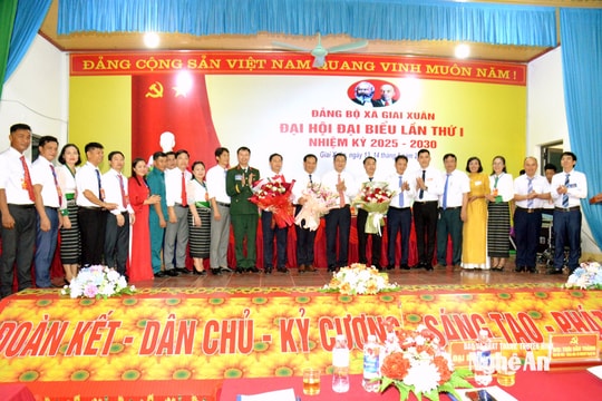 Xã Giai Xuân tổ chức Đại hội đại biểu lần thứ I, nhiệm kỳ 2025 - 2030