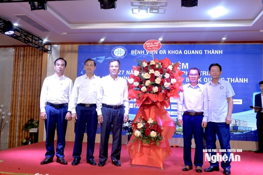 Bệnh viện Đa khoa Quang Thành tổ chức lễ kỷ niệm 5 năm thành lập