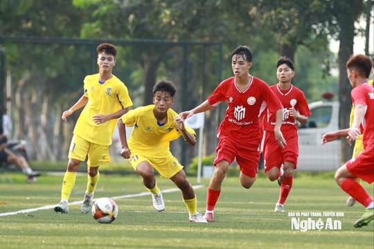 U17 Sông Lam Nghệ An nhận thất bại trước U17 PVF-CAND trong trận đấu mở màn vòng loại Giải U17 Quốc gia 2025