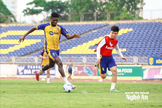 Olaha đặt mục tiêu cho Sông Lam Nghệ An ở trận đầu ra quân V.League 2025/26