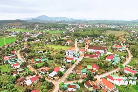 Xã Nam Đàn hướng đến nông thôn mới kiểu mẫu và phát triển toàn diện, bền vững