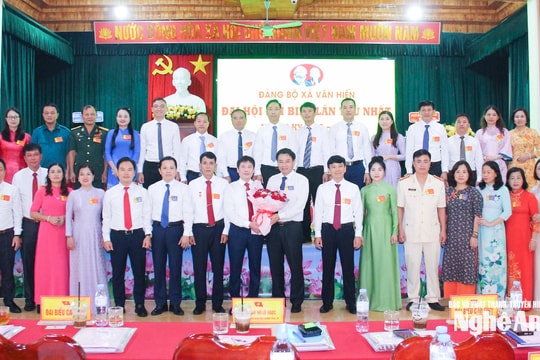 Đại hội Đảng bộ xã Văn Hiến (Nghệ An) lần thứ I, nhiệm kỳ 2025 – 2030
