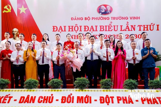 Tập trung xây dựng phường Trường Vinh thành trung tâm chính trị - kinh tế của tỉnh