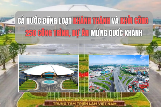 Hôm nay 19/8: Việt Nam biến mình thành đại công trường với 250 dự án khởi công và khánh thành