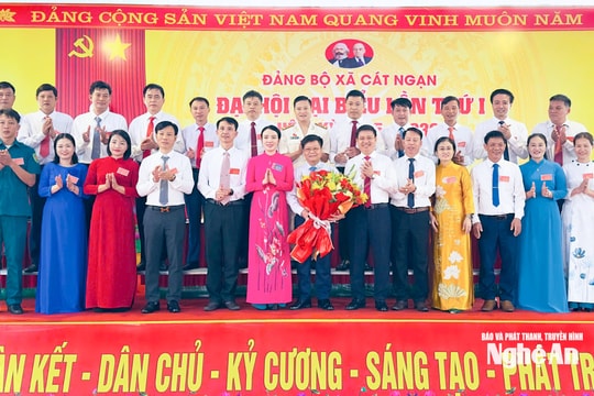 Xây dựng con người Cát Ngạn trí tuệ, bản lĩnh, năng động, đưa quê hương phát triển