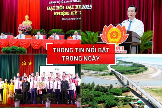 Nghệ An: Thông tin nổi bật ngày 20/8