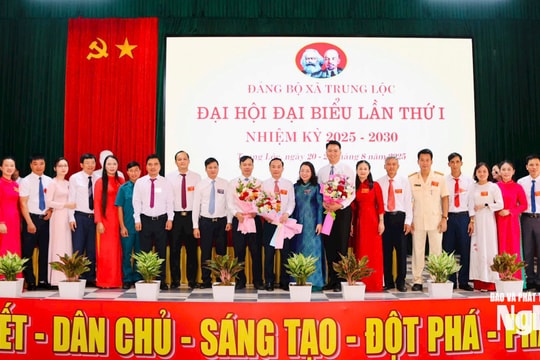 Chỉ định 22 đồng chí tham gia Ban Chấp hành Đảng bộ xã Trung Lộc, nhiệm kỳ 2025-2030