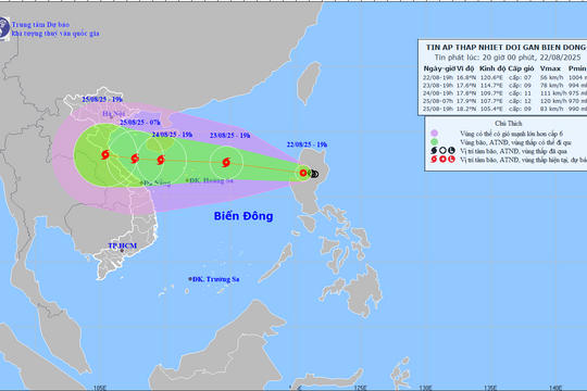 Chủ động ứng phó áp thấp nhiệt đới có khả năng mạnh lên thành bão