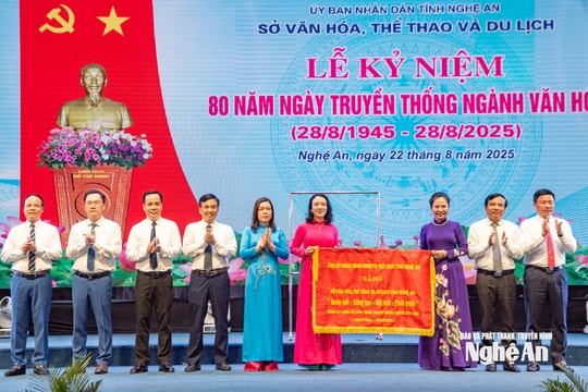 Nghệ An kỷ niệm 80 năm ngày truyền thống ngành Văn hóa