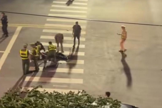 Bị 2 thanh niên tông trực diện, sức khỏe Đại uý Lê Đình Công hiện ra sao?