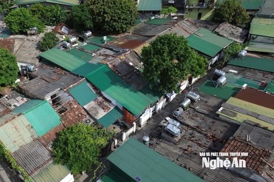 Toàn cảnh khu tập thể cũ cần sớm cải tạo giữa lòng Trường Vinh