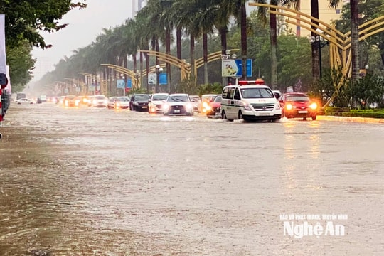 Dự báo mưa lớn ở Nghệ An do ảnh hưởng bão số 5