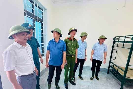 Phường Trường Vinh (Nghệ An) chuẩn bị hơn 10 điểm sẵn sàng sơ tán gần 1.400 hộ dân trong vùng nguy hiểm