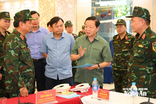 Phó Thủ tướng Trần Hồng Hà: Phải nỗ lực đảm bảo thông tin liên lạc thông suốt trong phòng, chống thiên tai