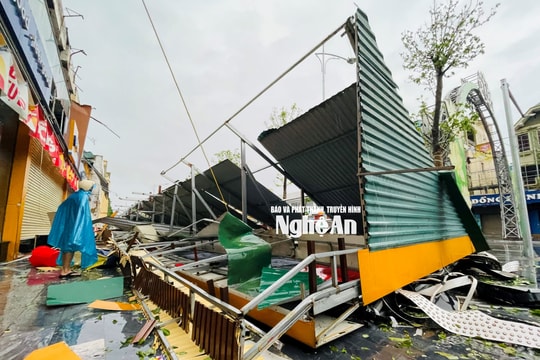 Nghệ An ước tính thiệt hại 846 tỷ đồng do bão số 5