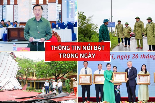 Nghệ An: Thông tin nổi bật ngày 26/8