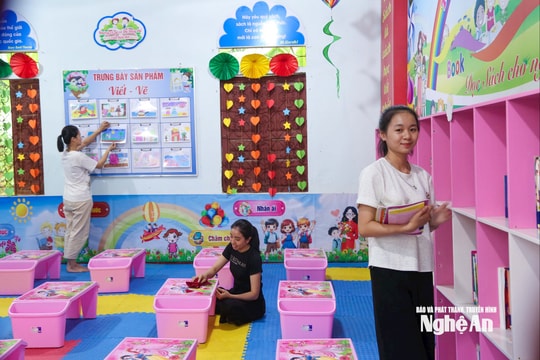 Cô trò vùng cao Nghệ An háo hức chờ đón năm học mới