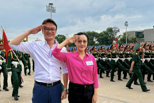 Hai biên tập viên VTV đọc thuyết minh trong lễ diễu binh, diễu hành A80 là ai?