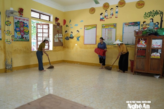 Năm học mới đầu tiên dưới sự quản lý của chính quyền xã