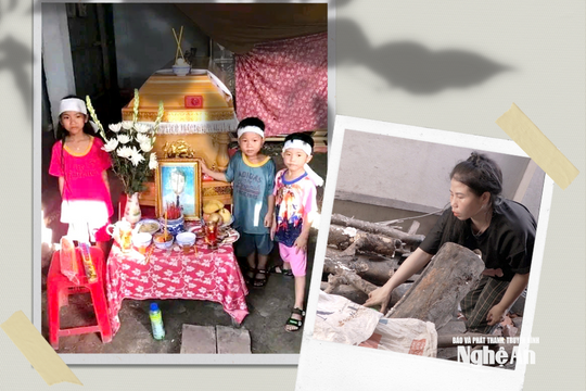 Hoàn cảnh đáng thương của góa phụ và 3 con thơ trong ngôi nhà dột nát