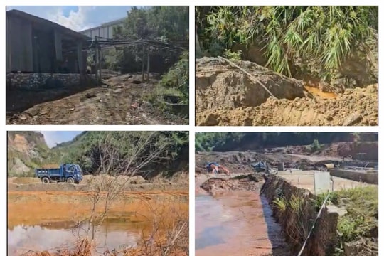 Công ty TNHH Thiếc Hà An lại xả thải ra môi trường, UBND xã Châu Hồng đề nghị Sở Nông nghiệp và Môi trường kiểm tra, hỗ trợ xử lý vi phạm!