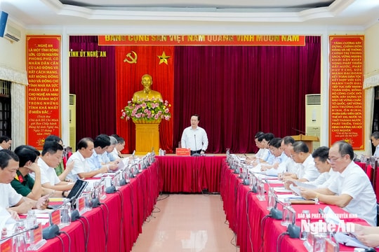 Đại hội đại biểu Đảng bộ tỉnh Nghệ An lần thứ XX dự kiến tổ chức ngày 1-3/10