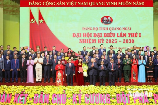 Đại hội đại biểu Đảng bộ tỉnh Quảng Ngãi lần thứ I, nhiệm kỳ 2025-2030