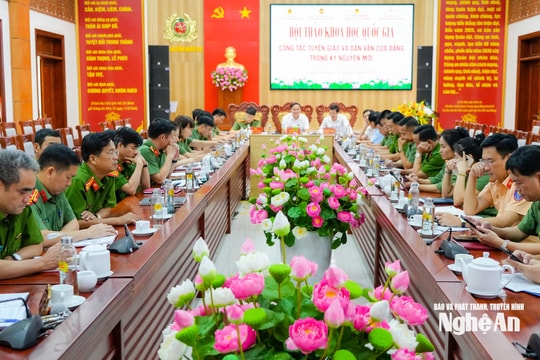 Hội thảo khoa học quốc gia 'Công tác tuyên giáo và dân vận của Đảng trong kỷ nguyên mới'