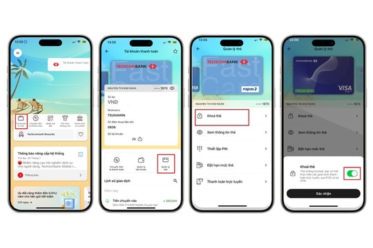 Hướng dẫn khóa thẻ tín dụng Techcombank nhanh chóng nhất