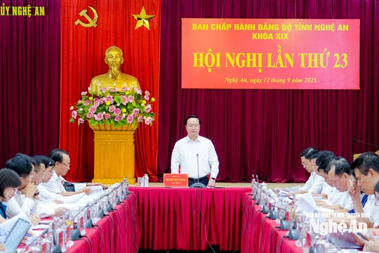 Ban Chấp hành Đảng bộ tỉnh thống nhất các nội dung, văn kiện trình Đại hội đại biểu Đảng bộ tỉnh lần thứ XX, nhiệm kỳ 2025 - 2030