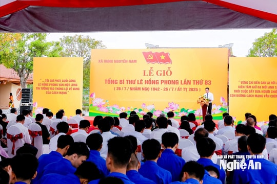 Trang trọng Lễ giỗ lần thứ 83 của Tổng Bí thư Lê Hồng Phong