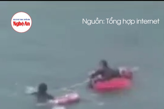 Cứu thành công 4 ngư dân trôi trên biển nhiều giờ do tàu cá bị chìm