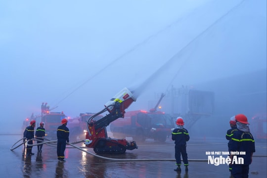 Nghệ An thực tập phương án chữa cháy và cứu nạn, cứu hộ năm 2025