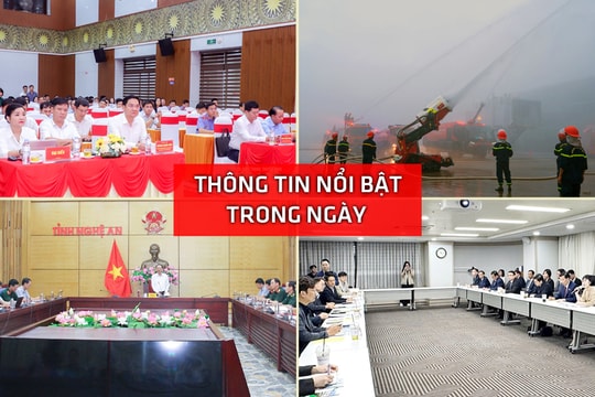 Nghệ An: Thông tin nổi bật ngày 18/9