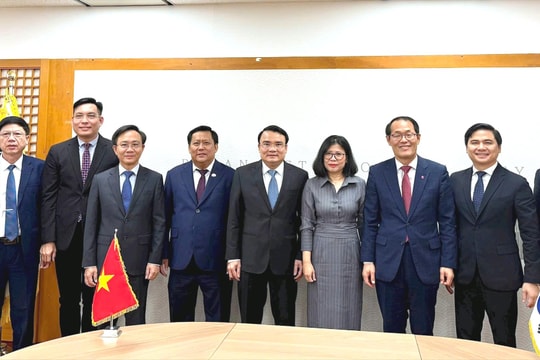 Phó Chủ tịch UBND tỉnh Nghệ An Phùng Thành Vinh làm việc với lãnh đạo thành phố Busan (Hàn Quốc)