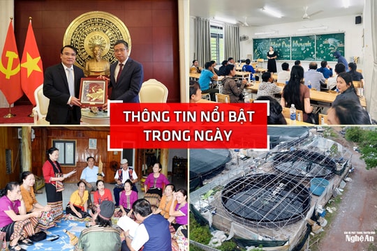 Nghệ An: Thông tin nổi bật ngày 21/9