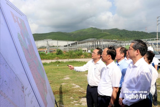 Phấn đấu hoàn thành bồi thường giải phóng mặt bằng xây dựng KCN Hoàng Mai II