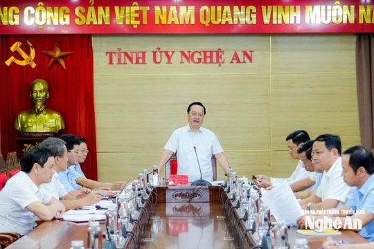 Hoạt động của Thường trực Tỉnh ủy tuần qua (từ 15/9 – 21/9)