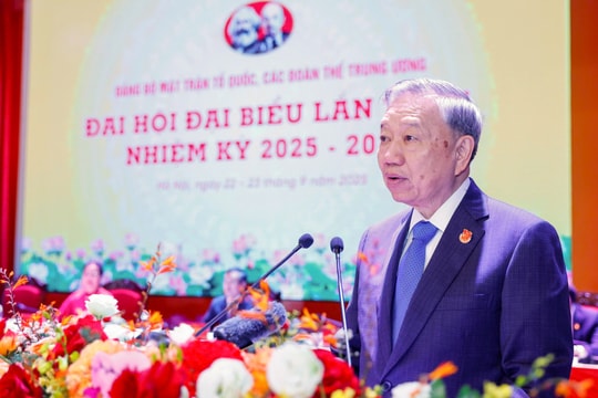 Phát biểu của Tổng Bí thư Tô Lâm tại Đại hội đại biểu Mặt trận Tổ quốc Việt Nam lần thứ nhất, nhiệm kỳ 2025-2030