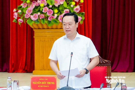 Bí thư Tỉnh ủy yêu cầu rà soát, triển khai các nhiệm vụ theo Nghị quyết 57-NQ/TW đảm bảo tiến độ